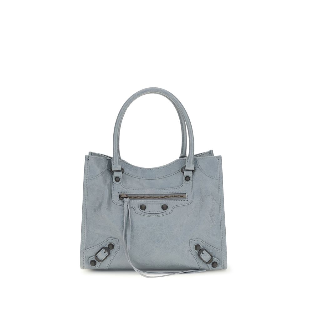 Balenciaga Blue Lamb Ovis Aries Shoulder Bag