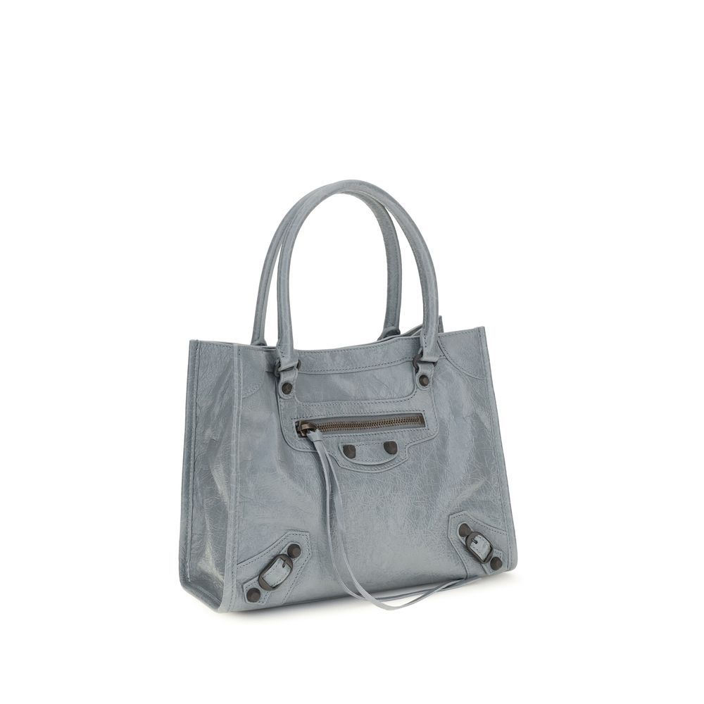 Balenciaga Blue Lamb Ovis Aries Shoulder Bag