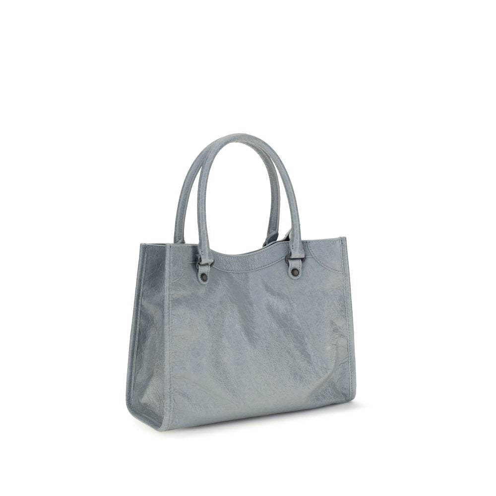 Balenciaga Blue Lamb Ovis Aries Shoulder Bag
