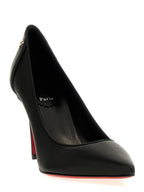 Christian Louboutin Black Napa Leather / Calf Bos Taurus High Heel Pumps