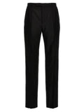 Saint Laurent Black Acetate Dress Pants