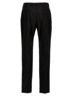 Saint Laurent Black Acetate Dress Pants