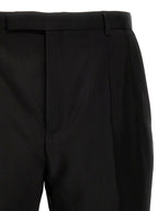 Saint Laurent Black Acetate Dress Pants