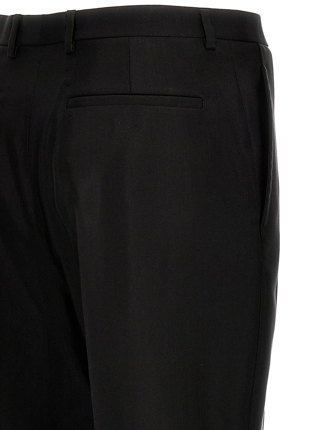 Saint Laurent Black Acetate Dress Pants