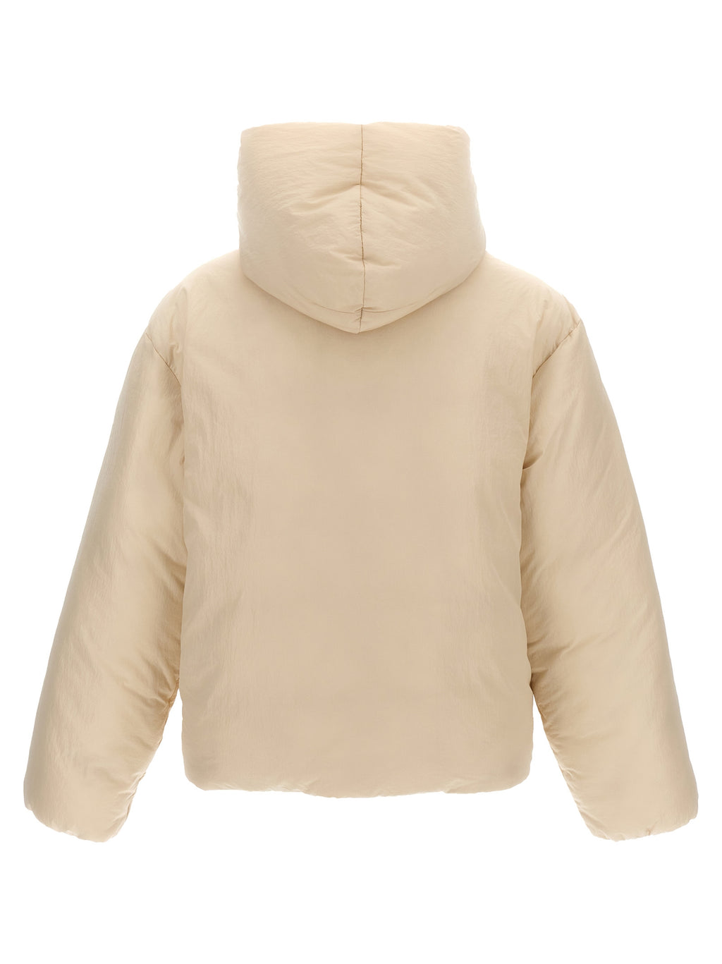 Jacquemus White Polyamide Full-Length Jacket