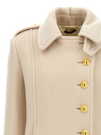 Tom Ford White Wool Coat