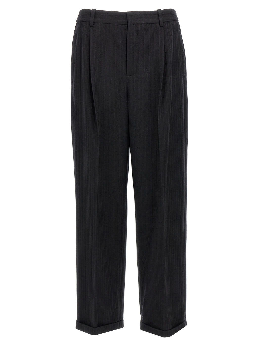 Saint Laurent Black Wool Dress Pants