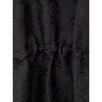 Gucci Black Polyester Trench Coat