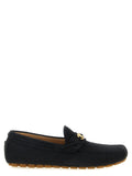 Valentino Garavani Black Calfskin Slip-On Loafers