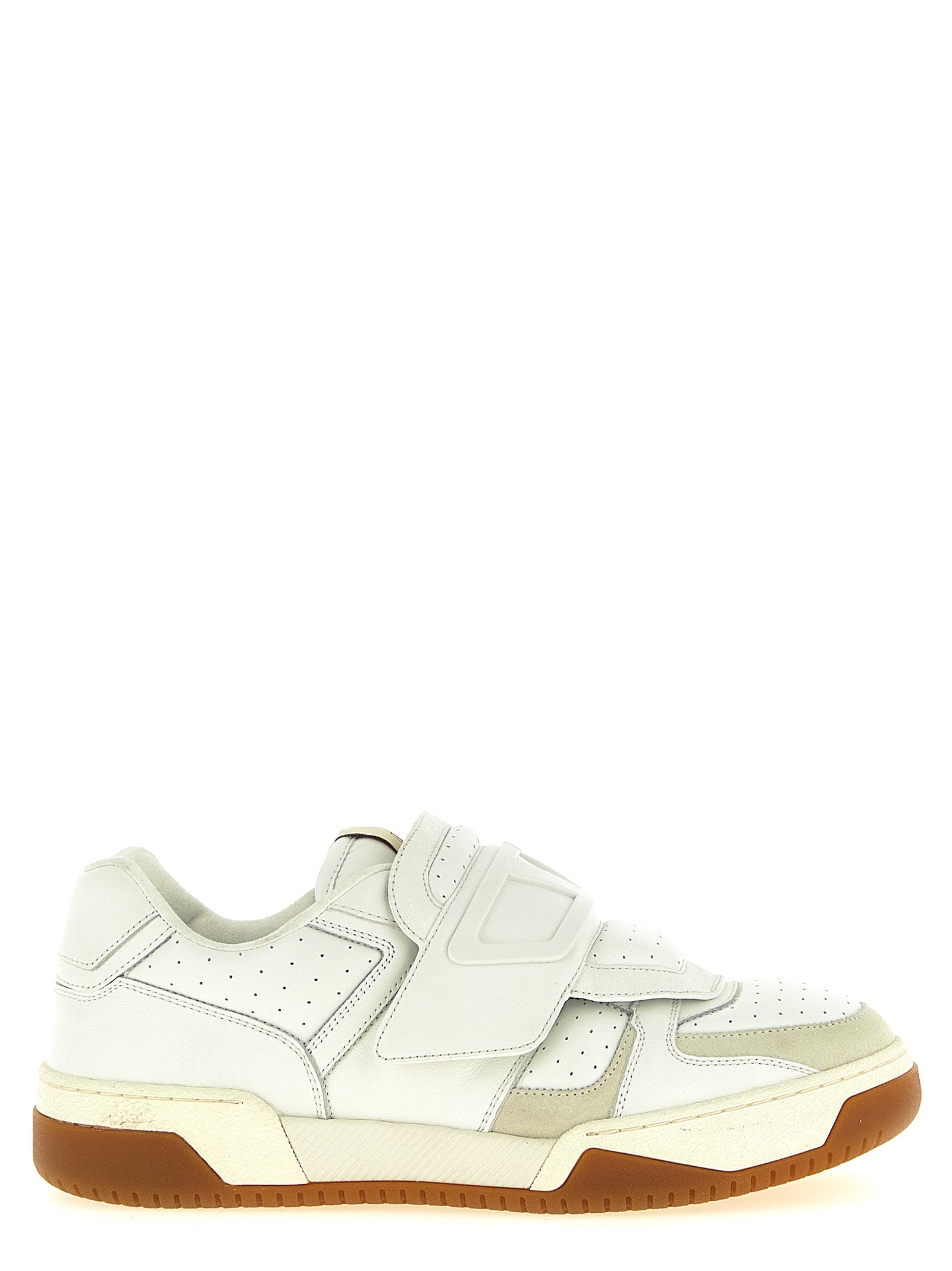 Valentino Garavani White Leather Athletic Sneakers