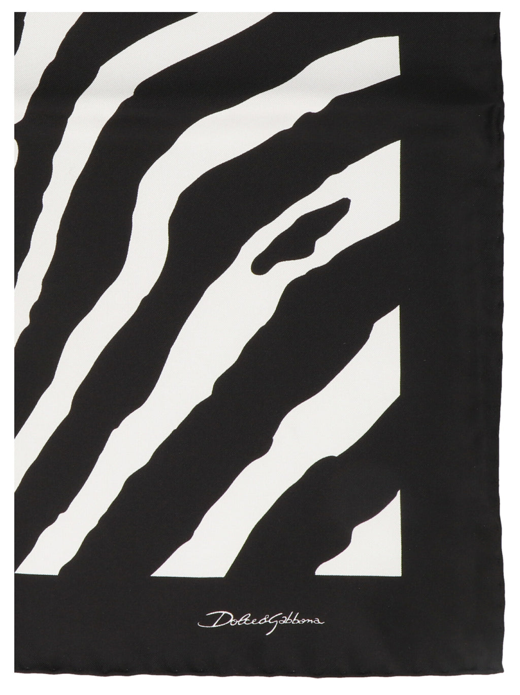 Dolce & Gabbana Bicolor Silk Scarf