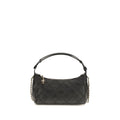 Tory Burch Black Lamb Ovis Aries Clutch Bag