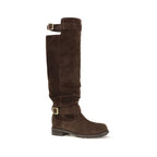 Jimmy Choo Brown Calf Leather Bos Taurus Lace-Up Boots