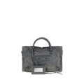 Balenciaga Gray Lamb Ovis Aries Shoulder Bag