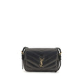 Saint Laurent Black Lamb Ovis Aries Shoulder Bag