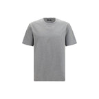 Balmain Gray Cotton T-Shirt