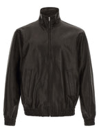 Valentino Garavani Black Calfskin Leather Jacket
