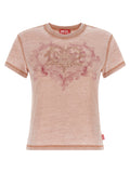 Diesel Multicolor Polyester T-Shirt
