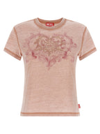 Diesel Multicolor Polyester T-Shirt