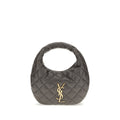 Saint Laurent Gray Lamb Ovis Aries Handbag