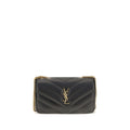 Saint Laurent Black Lamb Ovis Aries Shoulder Bag