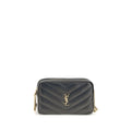 Saint Laurent Black Lamb Ovis Aries Shoulder Bag