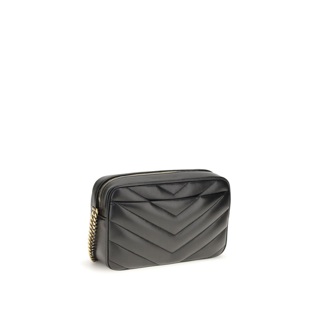 Saint Laurent Black Lamb Ovis Aries Shoulder Bag
