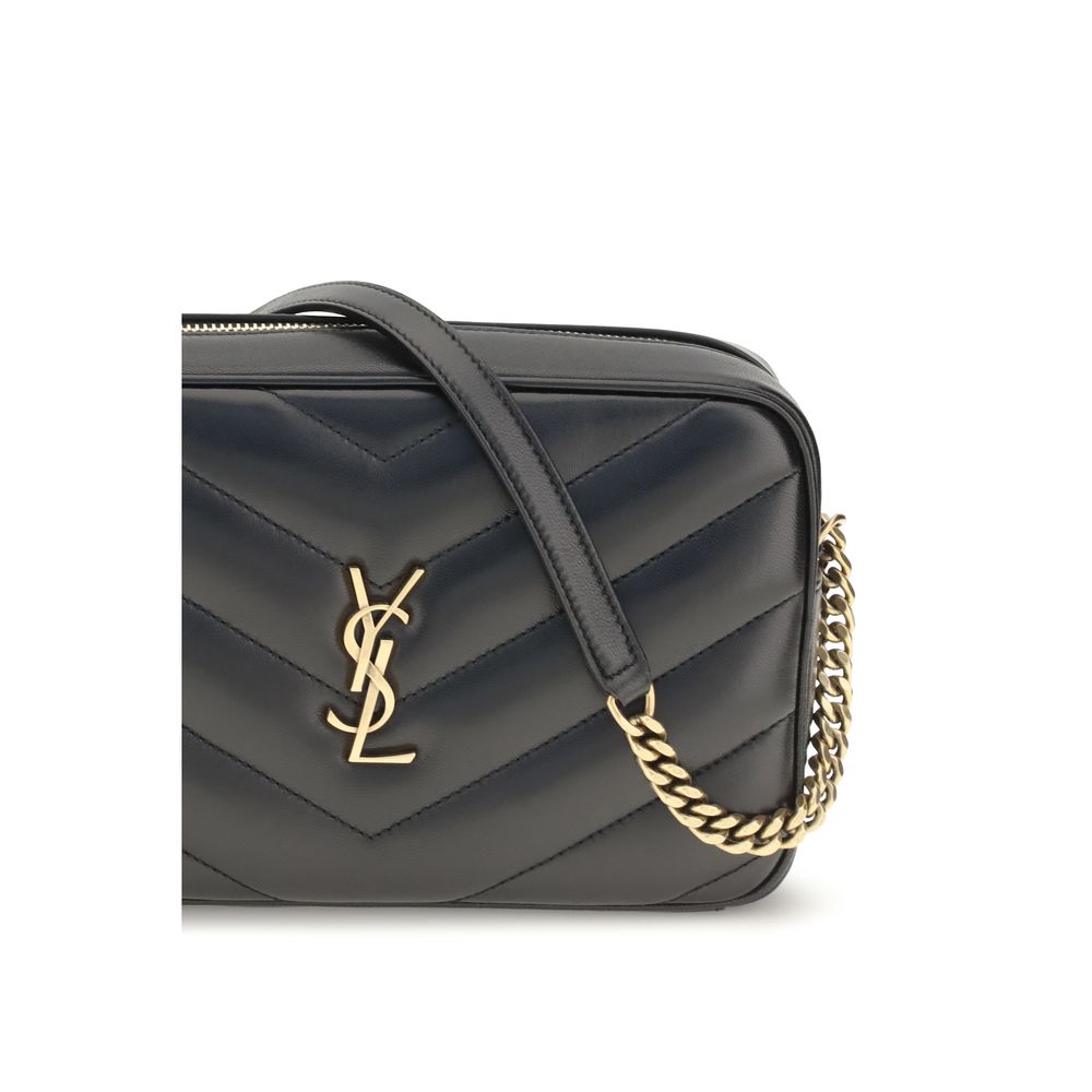 Saint Laurent Black Lamb Ovis Aries Shoulder Bag