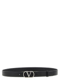 Valentino Garavani Black Calfskin Regular Belt