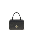 Tory Burch Black Calf Leather Bos Taurus Wallet