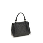 Tory Burch Black Calf Leather Bos Taurus Wallet