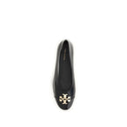 Tory Burch Black Calf Leather Bos Taurus Ballet Flats