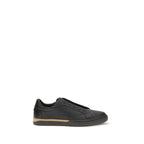 Fendi Black Calf Leather Bos Taurus Sneakers