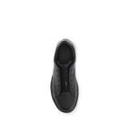 Fendi Black Calf Leather Bos Taurus Sneakers