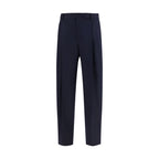 Dolce & Gabbana Blue Wool Oves Aries Dress Pants