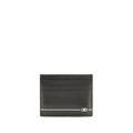 Ferragamo Black Calf Leather Bos Taurus Wallet