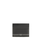 Ferragamo Black Calf Leather Bos Taurus Wallet