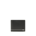 Ferragamo Black Calf Leather Bos Taurus Wallet