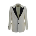 Valentino Garavani White Wool Oves Aries Blazer