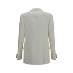 Valentino Garavani White Wool Oves Aries Blazer