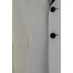Valentino Garavani White Wool Oves Aries Blazer