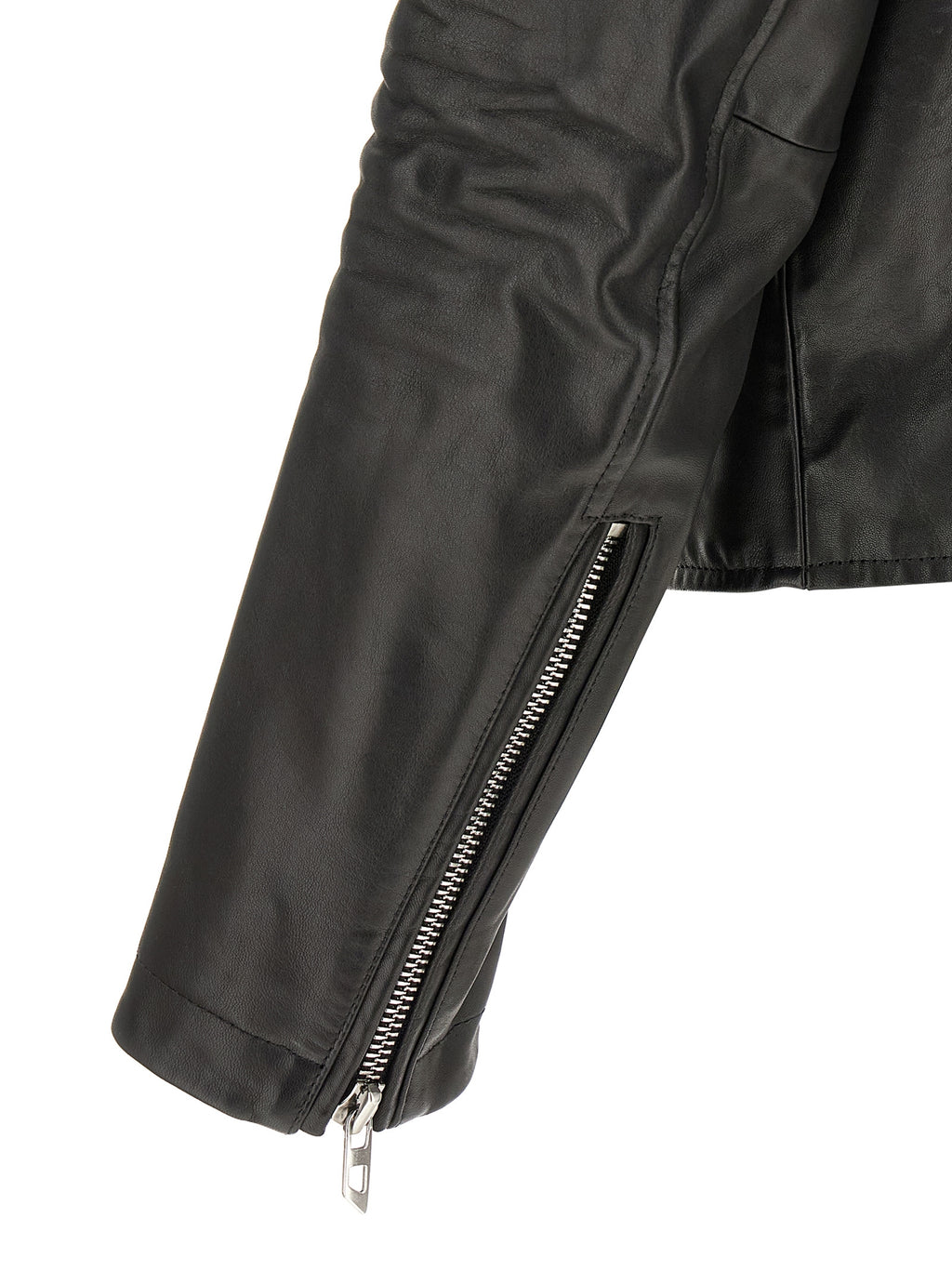 Diesel Black Cowhide Leather Jacket