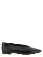 Jimmy Choo Black Leather Ballet Flats