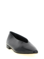 Jimmy Choo Black Leather Ballet Flats