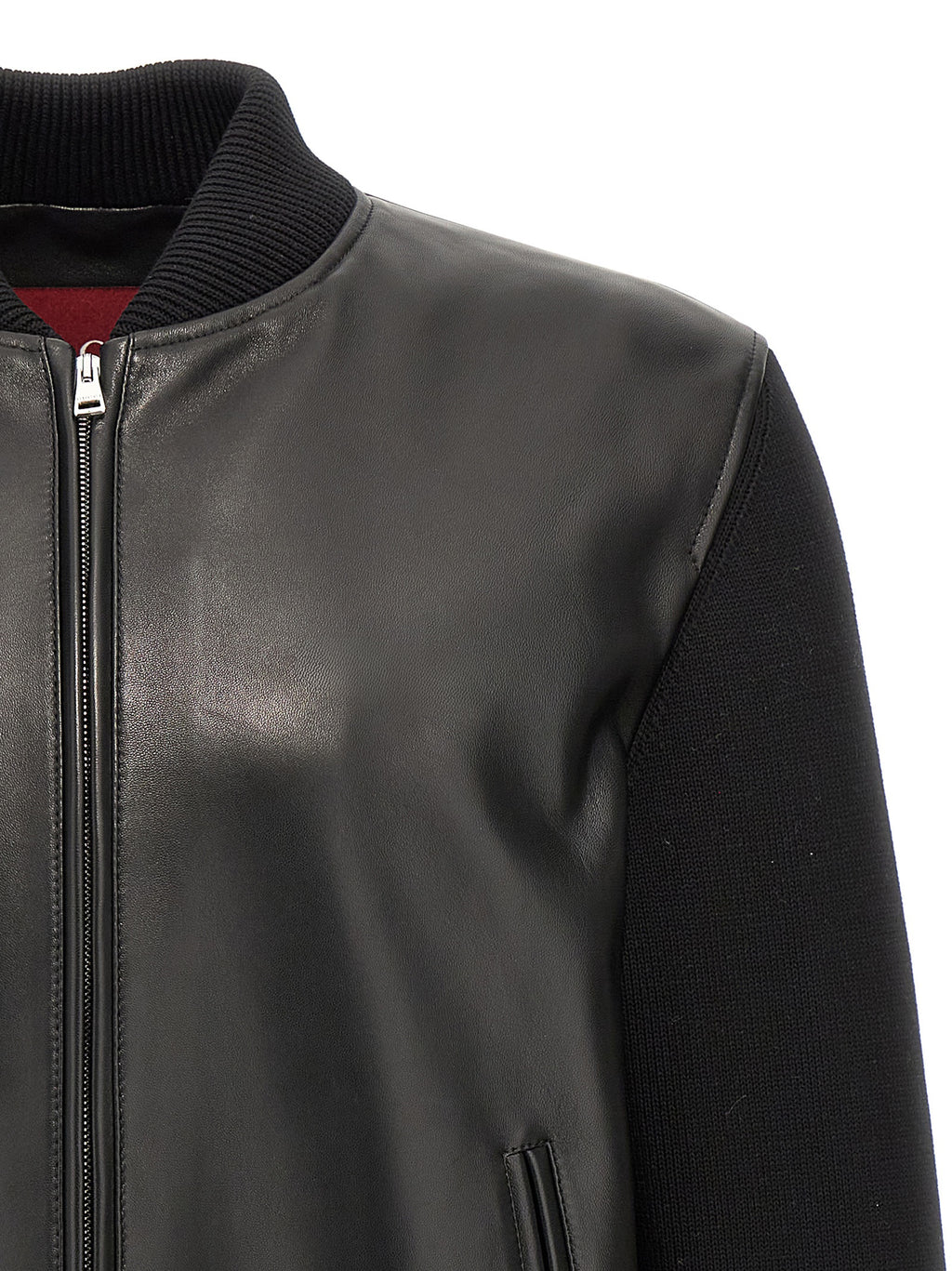 Gucci Black Lamb Leather Leather Jacket