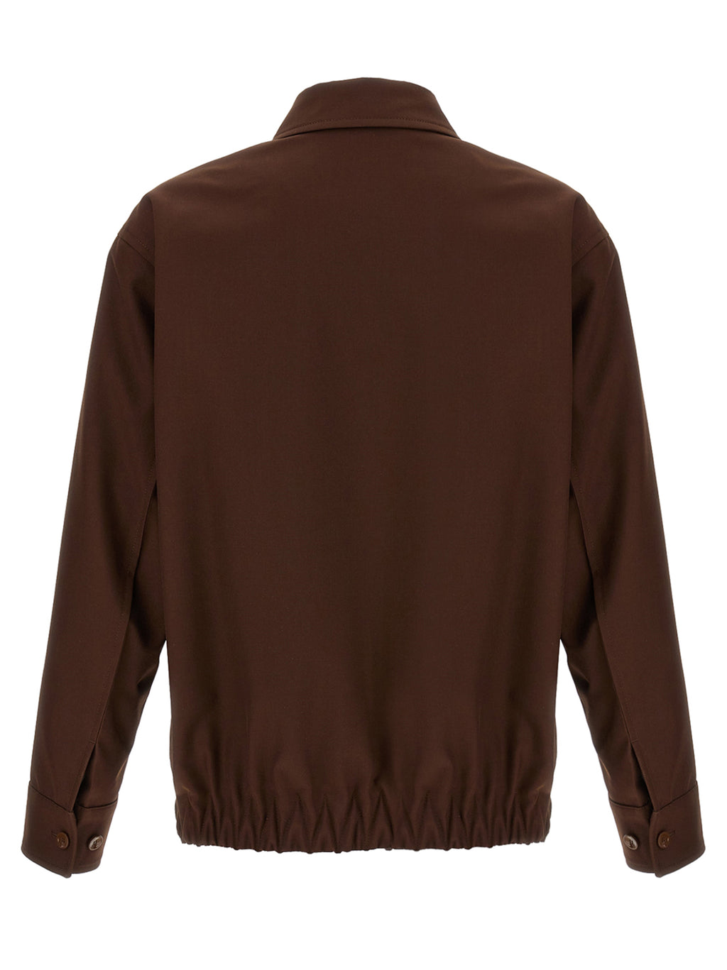 Gucci Brown Wool Full-Length Jacket
