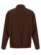 Gucci Brown Wool Full-Length Jacket