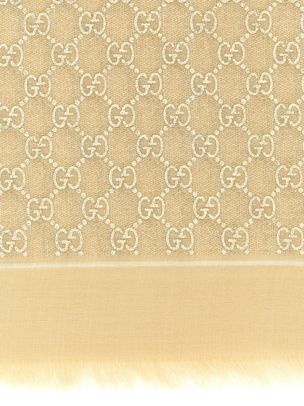 Gucci Beige Wool Scarf