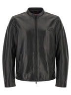 Diesel Black Lamb Leather Leather Jacket