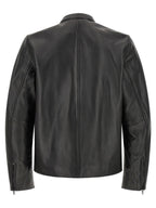 Diesel Black Lamb Leather Leather Jacket